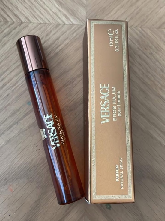 Versace Other - Versace Eros Nanum Pour Homme Travel Spray - Amber Brown with Rose-Gold Cap